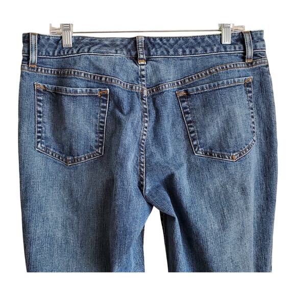 EDDIE BAUER Women's Size 12 Stretch Boot Cut Jean 33 x 30 Medium Blue - Picture 5 of 6